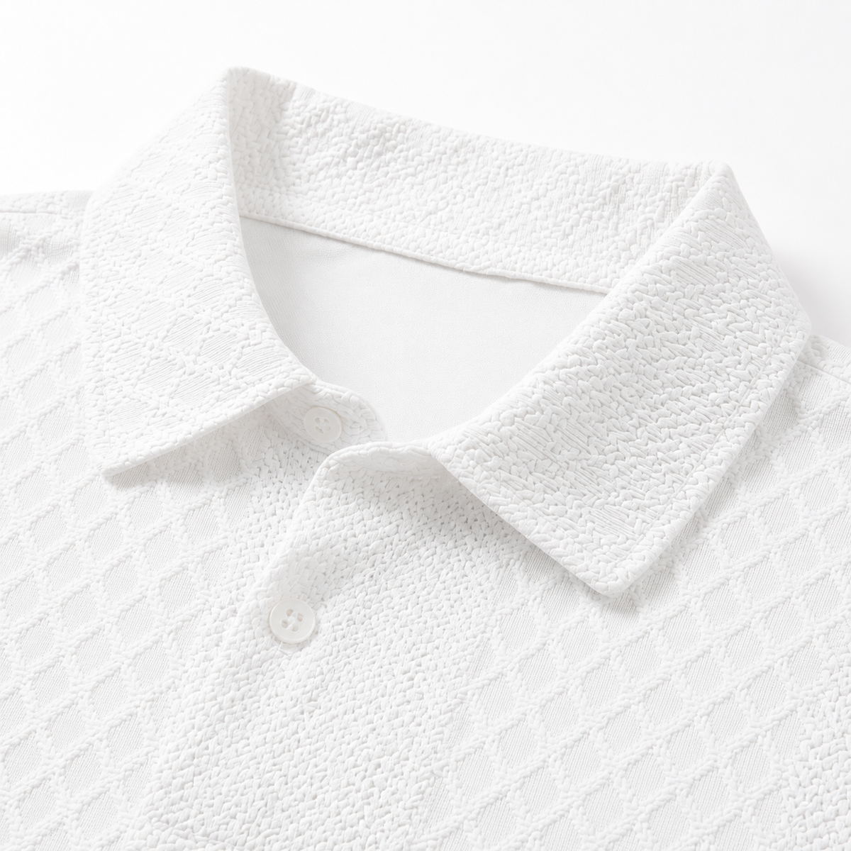 🔥 SPECIAL OFFER-Men's Textured Polo Set Summer Casual Outfit